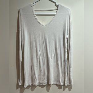 Garage white ribbed long sleeve shirt sz XS / S